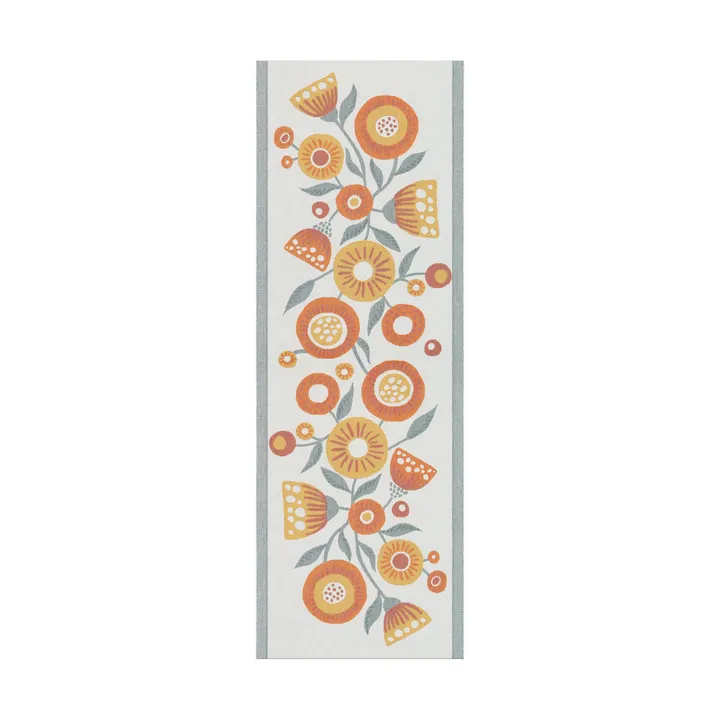 Solblomma runner - 35x100 cm - Ekelund Linneväveri