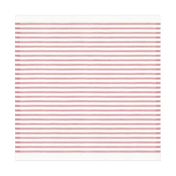 Tvärs fabric napkin 50x50 cm - Red - Ekelund Linneväveri