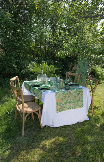 Wildflower cotton blanket 140x170 cm - Multi - Ekelund Linneväveri