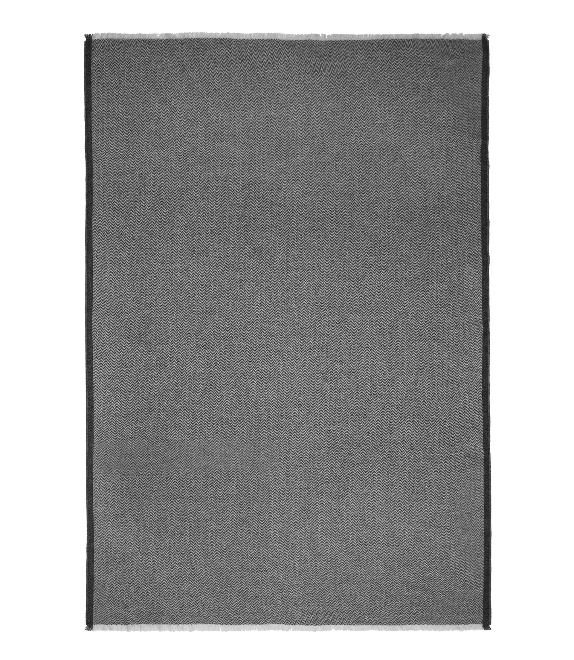 Herringbone throw 130x190 cm, light grey-grey Elvang Denmark