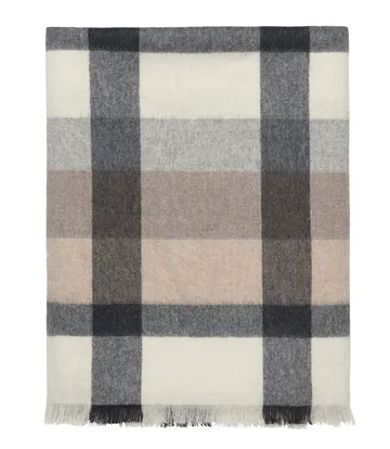 Intersection throw 130x190 cm - Camel-grey - Elvang Denmark