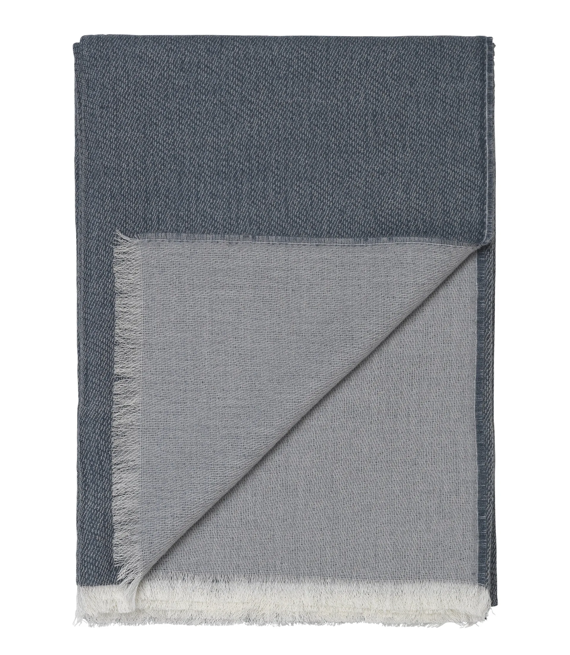 Venice throw, white-grey blue Elvang Denmark
