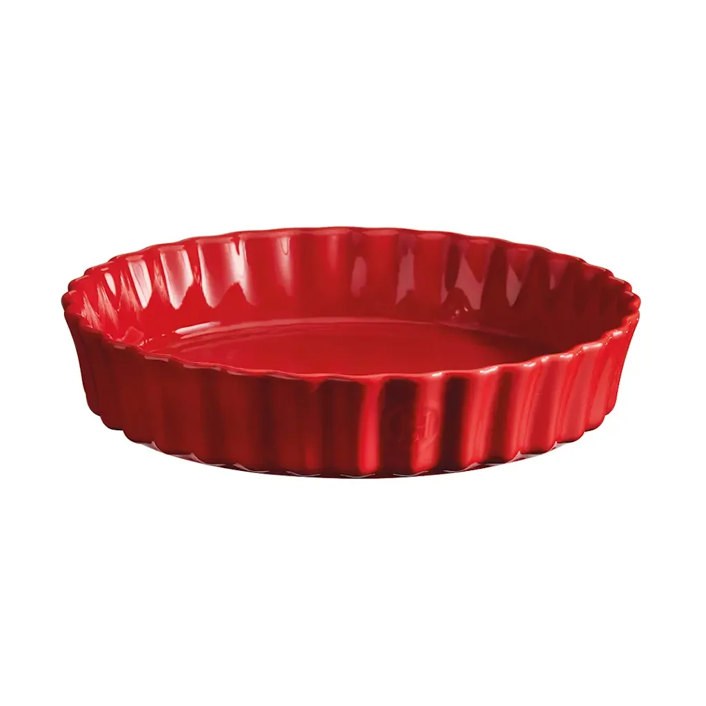 Emile Henry pie dish Ø28 cm, Red Emile Henry