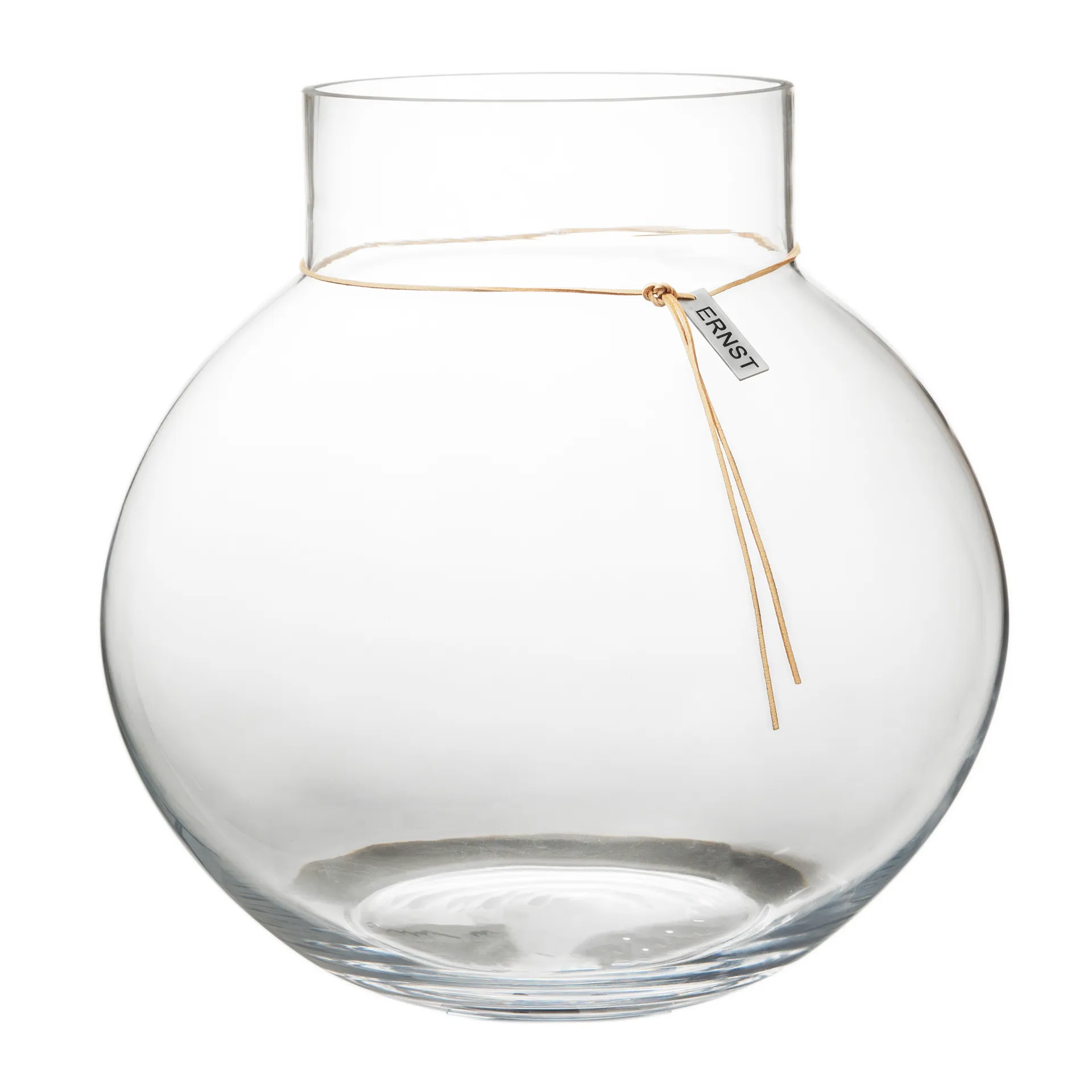 Ernst glass vase H29 cm Ø30 cm, clear ERNST