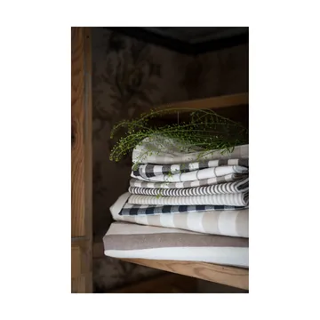 Ernst napkin thin stripes 40x40 cm - Beige-white - ERNST