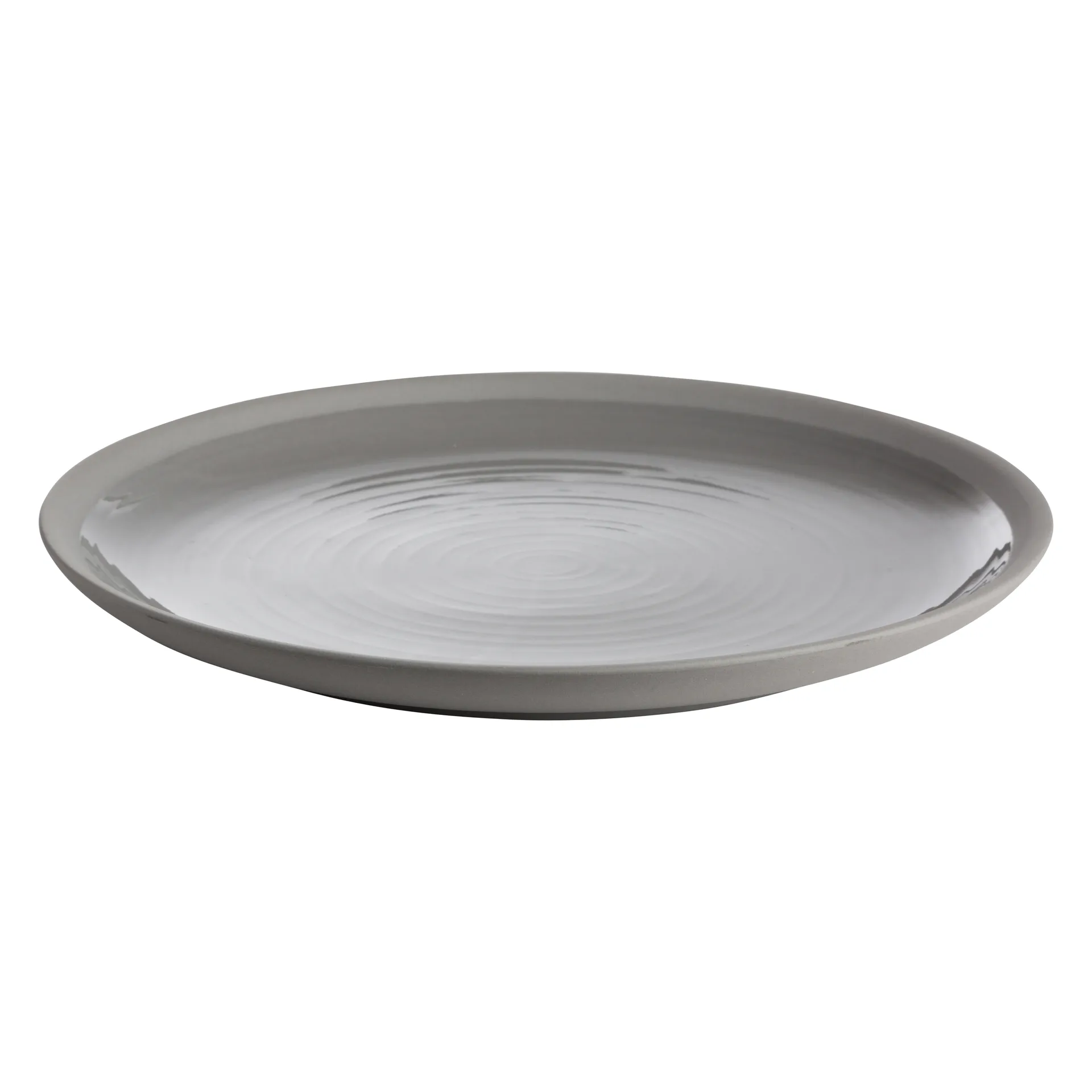 Ernst plate stoneware 26 cm, grey ERNST