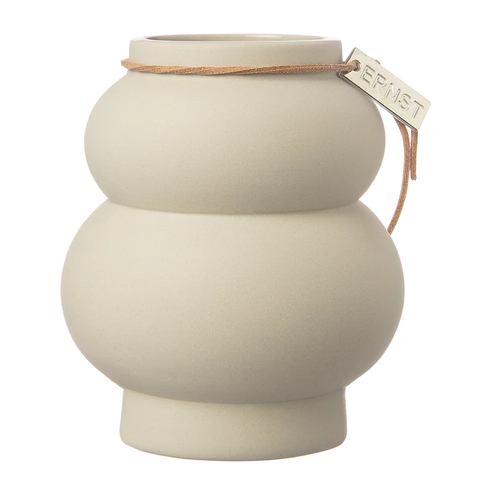 Ernst stoneare vase curve 21.5 cm, Beige ERNST