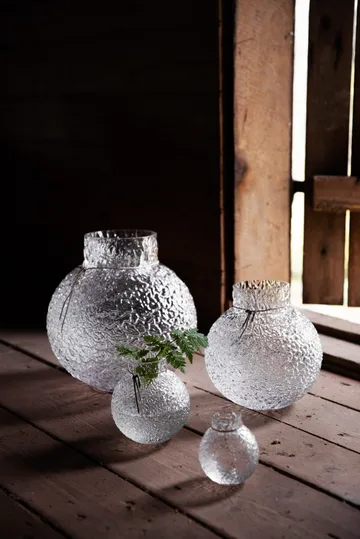 Ernst structure glass vase clear - Ø21x22 cm - ERNST