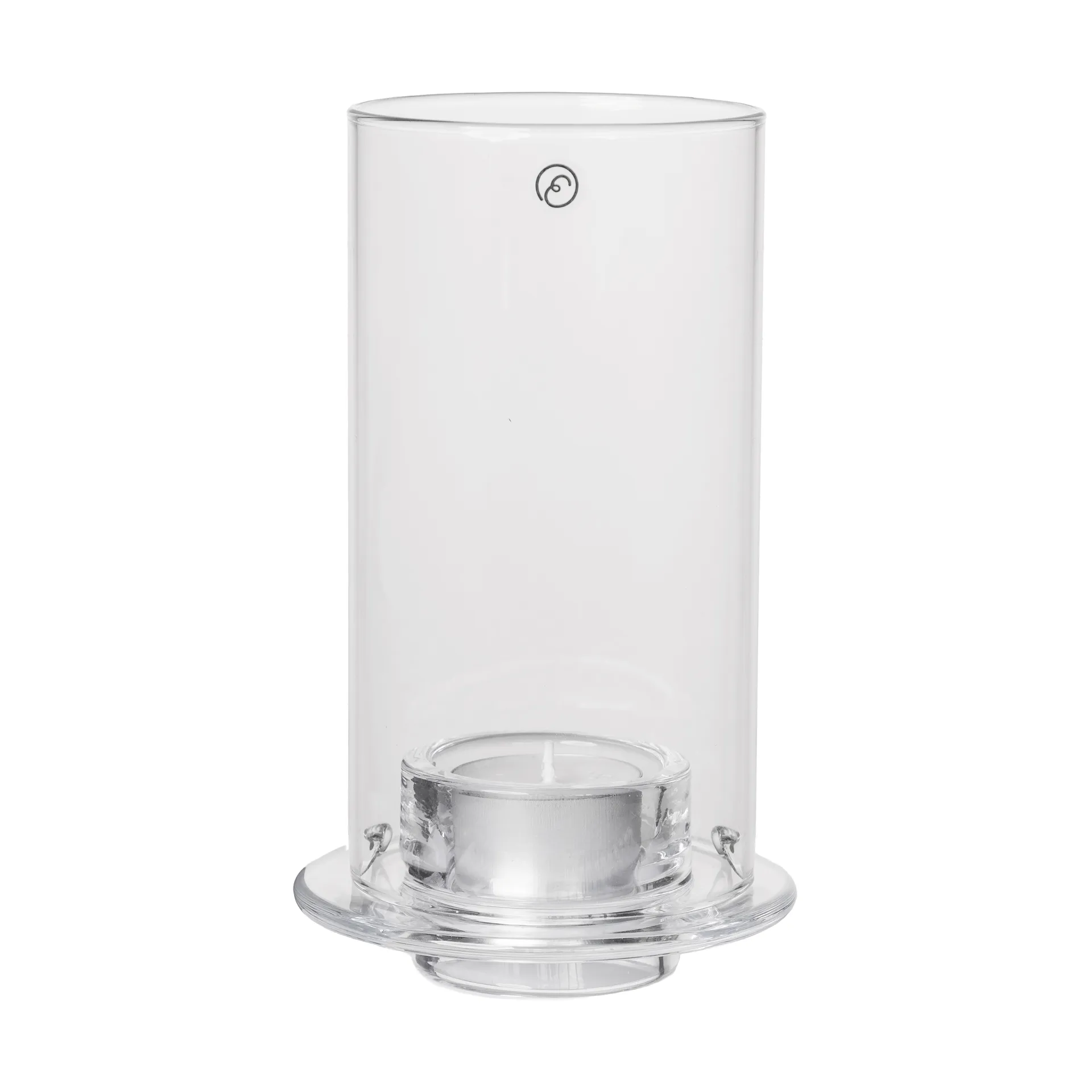 Ernst tealight holder, Glass, Ø9x15 cm ERNST