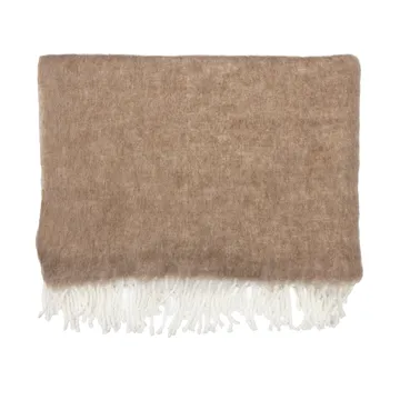 Ernst throw with fringe 130x170 cm - Beige - ERNST