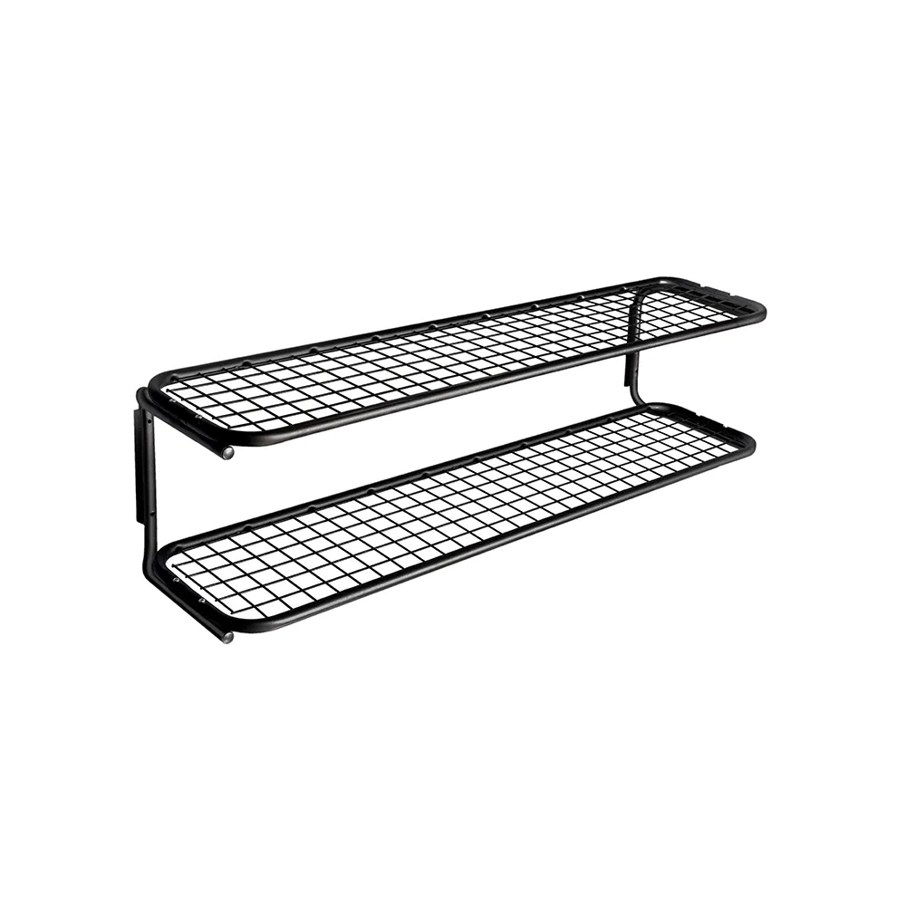 Classic 650 shoe shelf, Black/black, 2 levels, 120 cm Essem Design