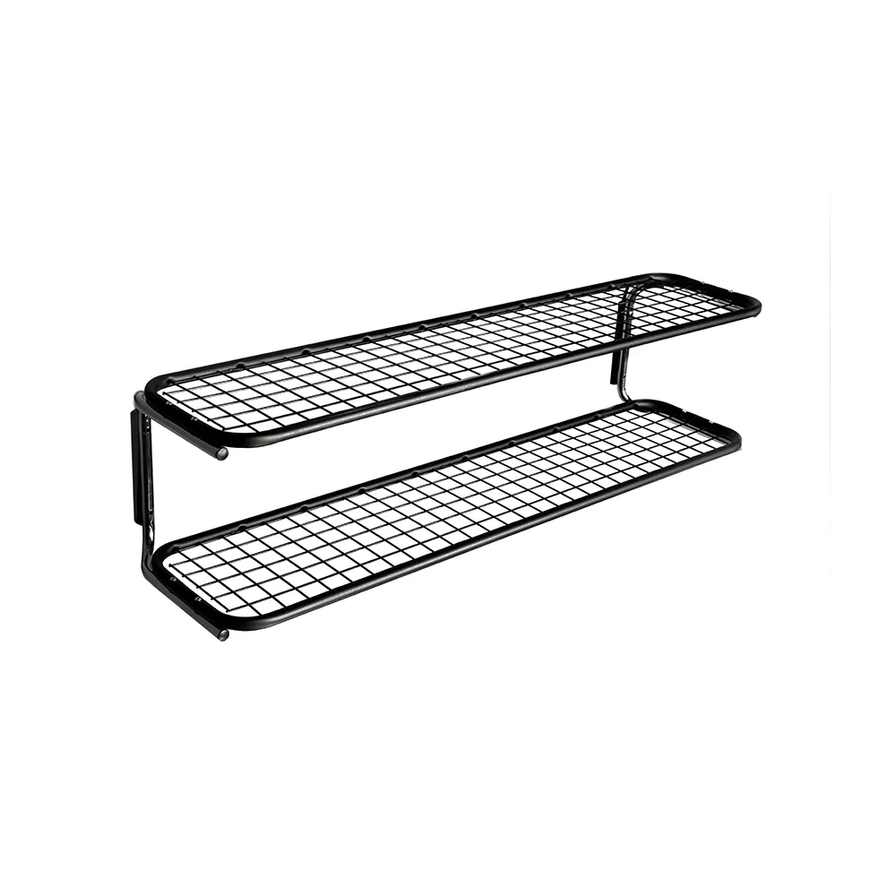 Classic 650 shoe shelf, Black/chrome, 2 levels, 80 cm Essem Design