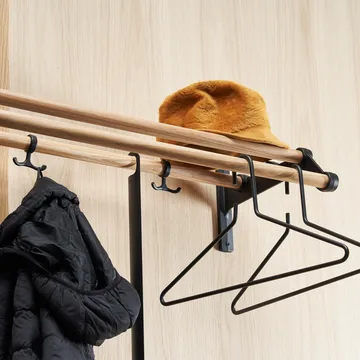 Nostalgi 291 hat shelf - Ash, white - Essem Design