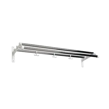 Nostalgi 291 hat shelf - Chrome, white - Essem Design
