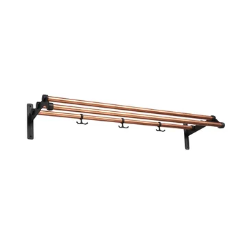Nostalgi 291 hat shelf - Copper, black - Essem Design
