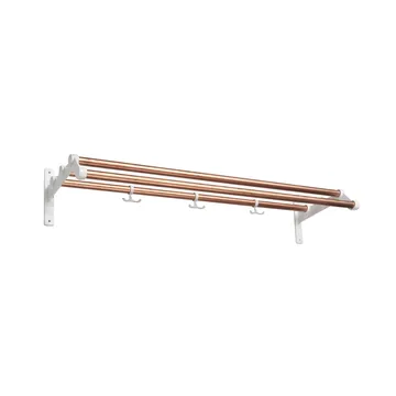 Nostalgi 291 hat shelf - Copper, white - Essem Design