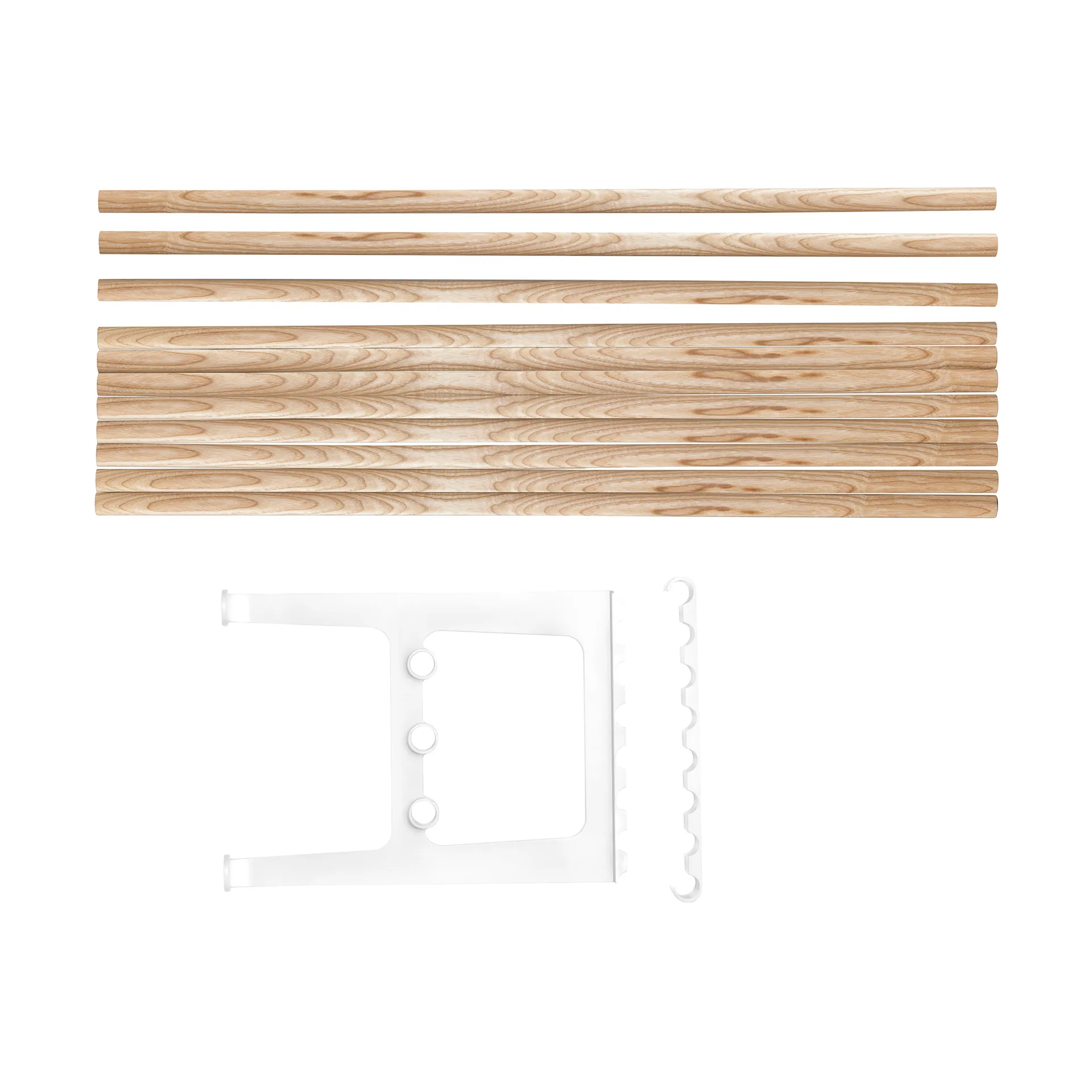 Nostalgi bench extension 100 cm, Ash-white Essem Design