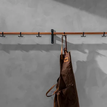 Nostalgi Hook rack - Aluminium, white stand - Essem Design