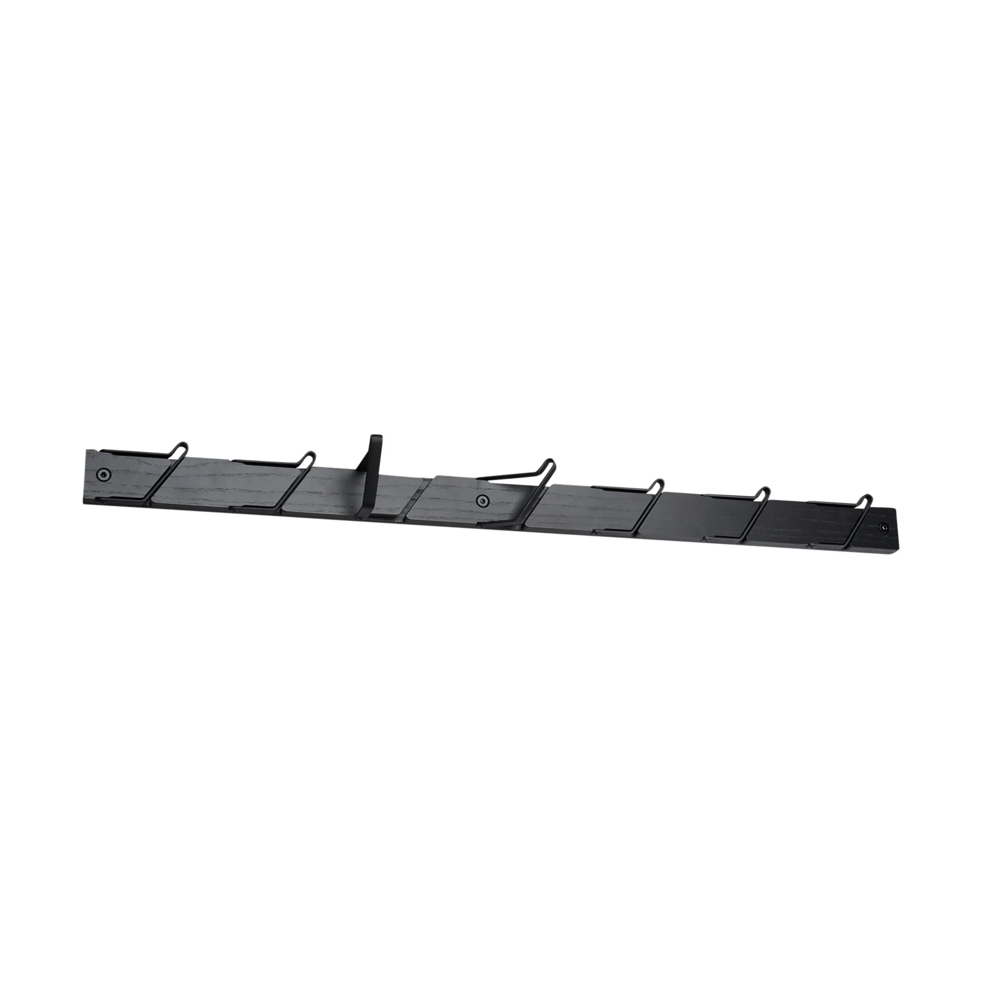 Tamburin coat hook 73.5 cm, Black-black Essem Design