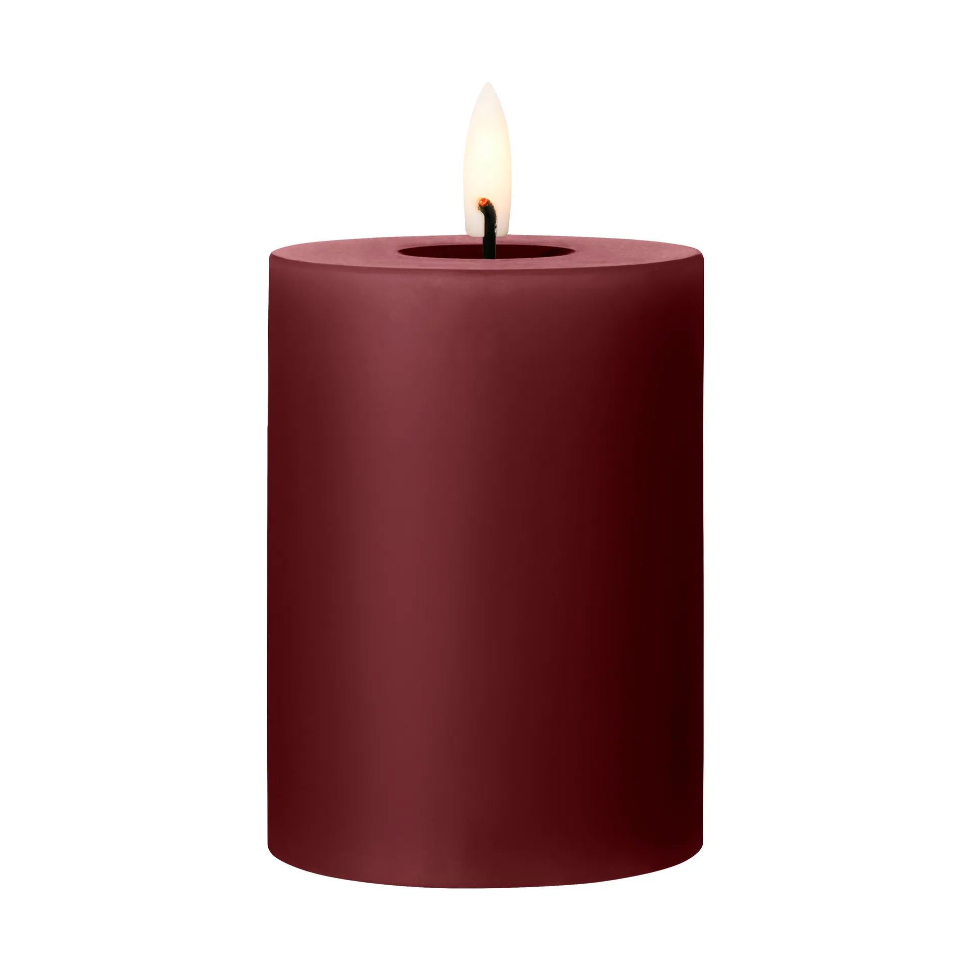 ester & erik pillar candle LED, 44/2 Deep Wine, 10 cm ester & erik