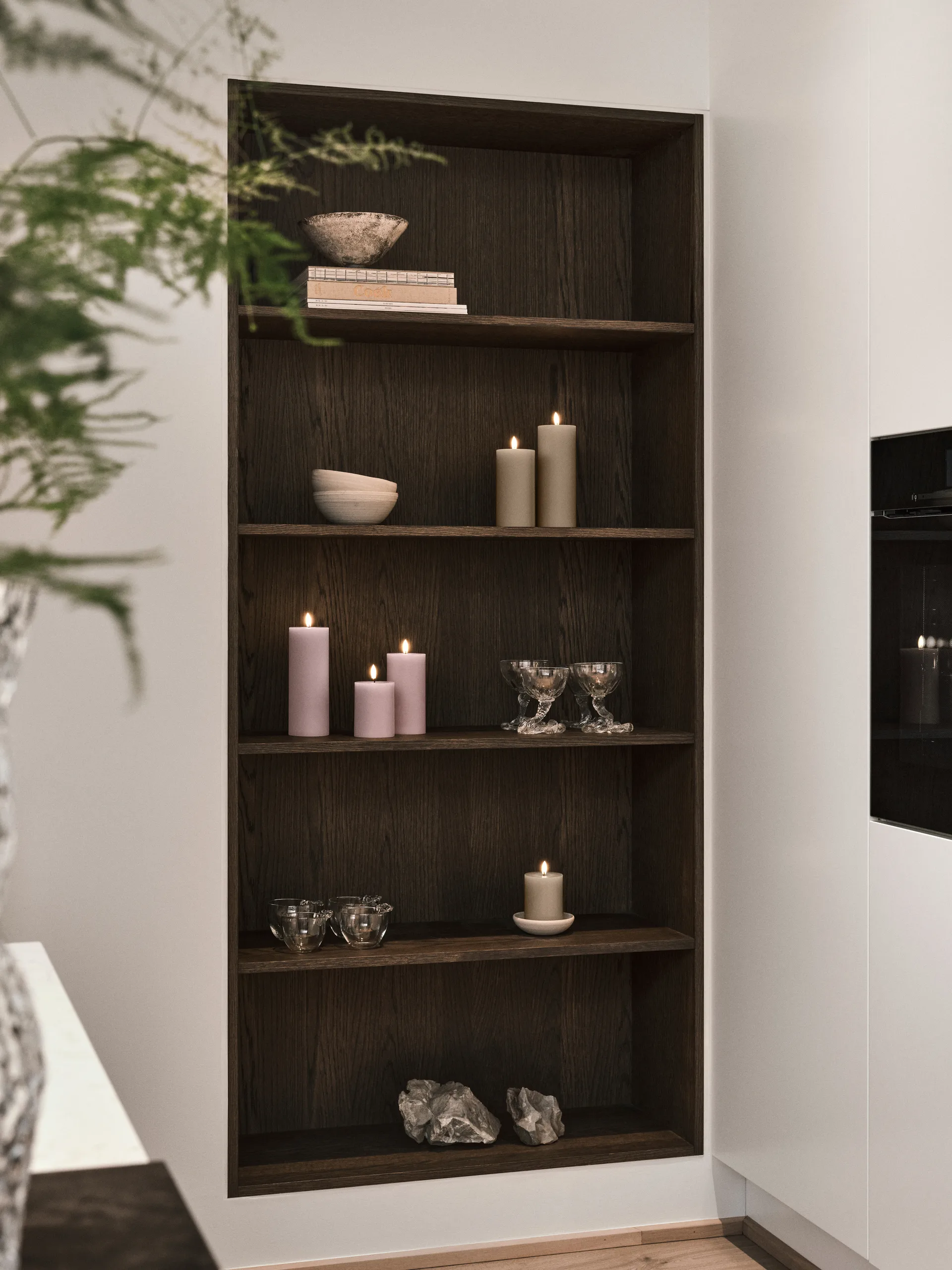 ester & erik pillar candle LED, 52 Soft Rose, 10 cm ester & erik