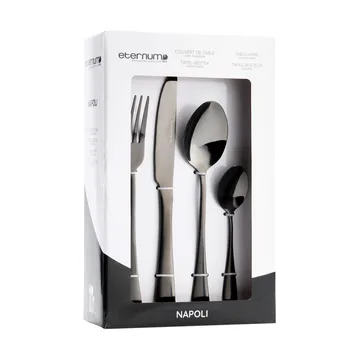 Eternum Napoli cutlery set 16 pcs - Black - Eternum