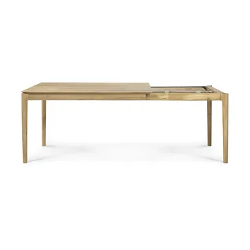 Beech extendable dining table - Lacquered oak, 90x140/220 cm - Ethnicraft