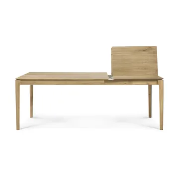 Beech extendable dining table - Lacquered oak, 90x140/220 cm - Ethnicraft