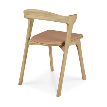 Bok Chair - Lacquered oak–Sienna leather - Ethnicraft