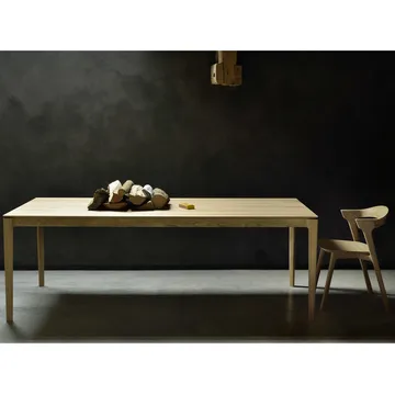 Bok dining table 220x95 cm - Black stained oak - Ethnicraft