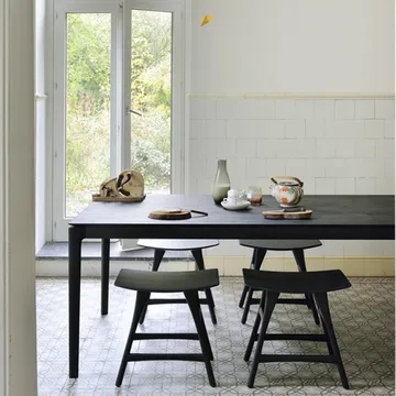Bok dining table 240x100 cm - Black stained oak - Ethnicraft