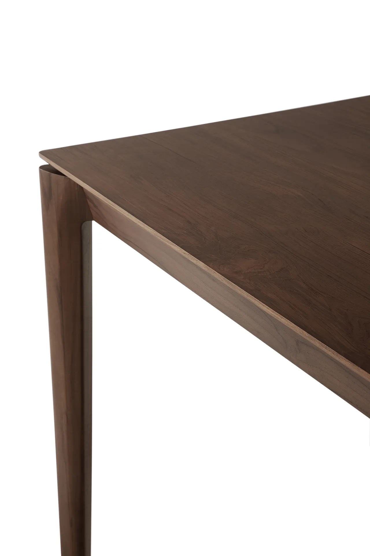 Bok dining table 240x100 cm, Lacquered teak brown Ethnicraft