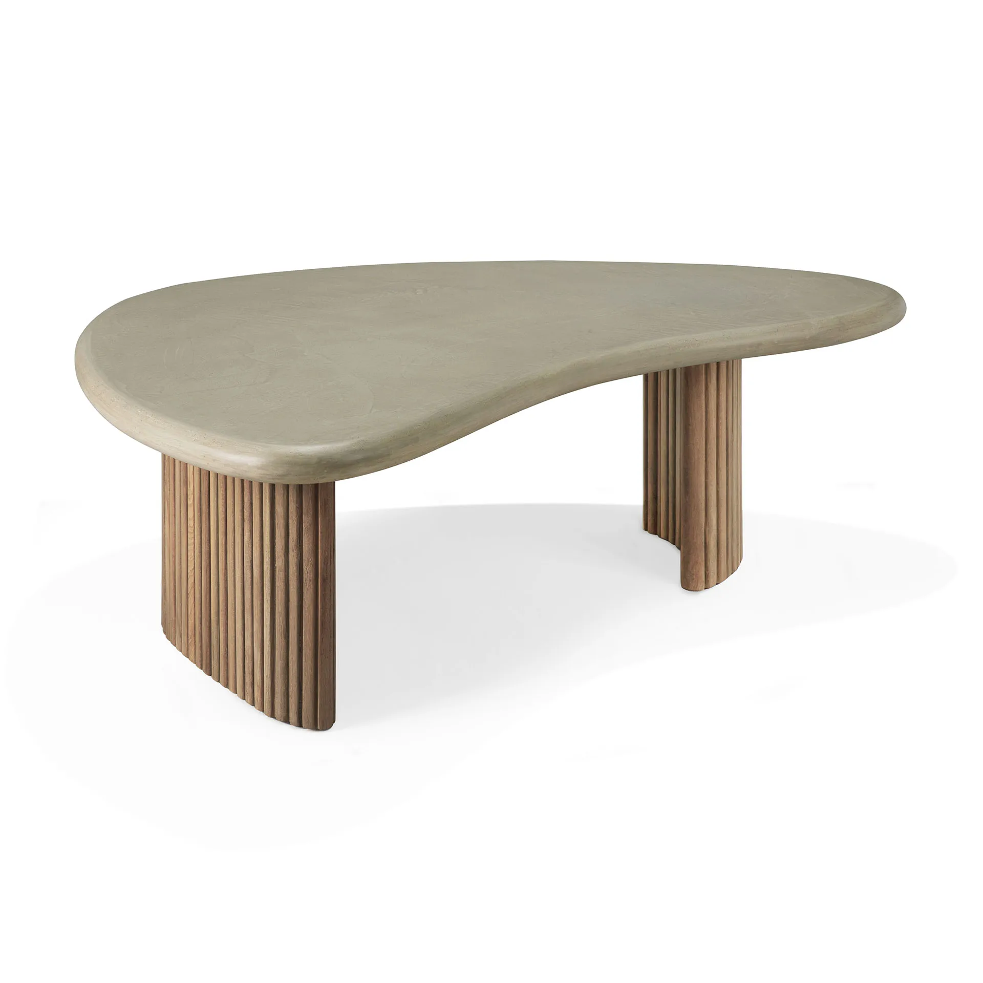 Boomerang coffee table, Teak, 90x61 cm Ethnicraft