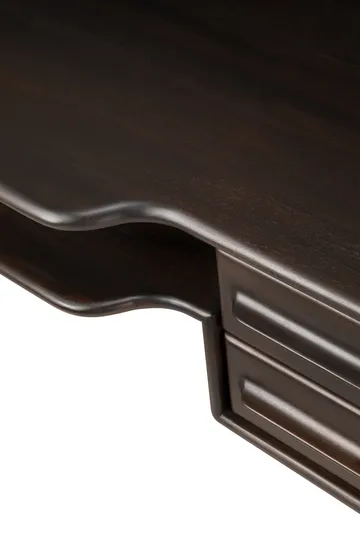 Flow desk - Rose brown mahogany, 140x55 cm - Ethnicraft