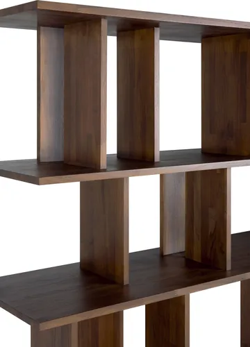Irregular shelf - Dark stained teak large - Ethnicraft
