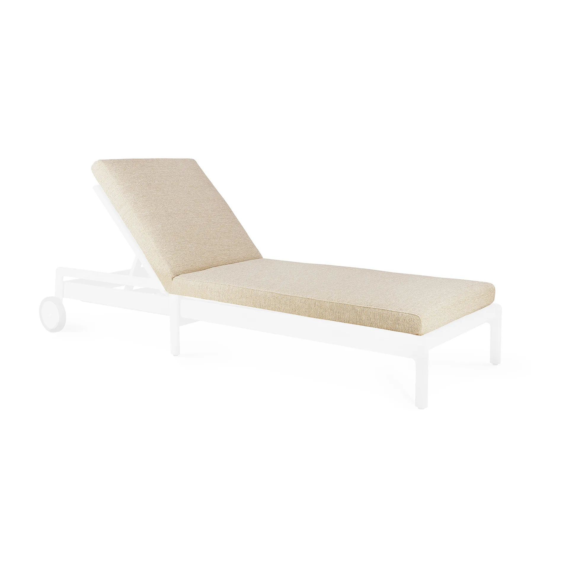Jack outdoor cushion for sunbed, Natural Ethnicraft