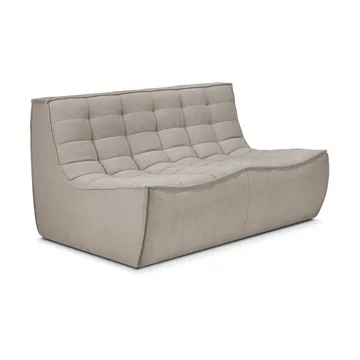 N701 sofa 2-seater - Fabric Ecru beige - Ethnicraft