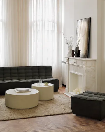 N701 sofa 3 seater sofa - Moss Eco fabric - Ethnicraft