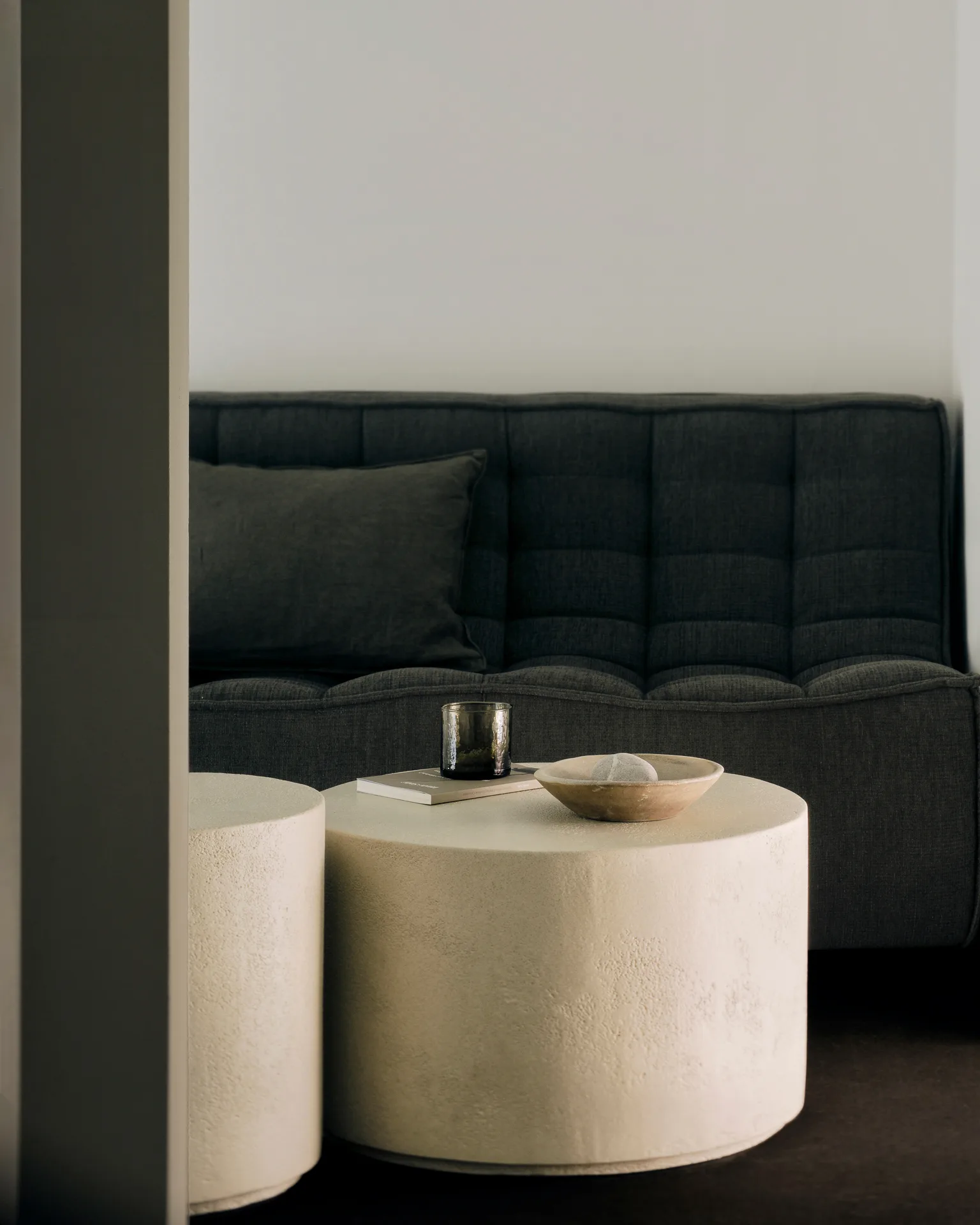 N701 sofa 3 seater sofa, Moss Eco fabric Ethnicraft