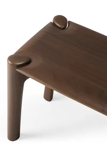 PI bench 146x35 cm - Lacquered teak brown - Ethnicraft