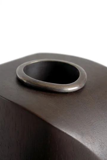 PI candle holder 3 parts - Dark brown stained mahogany - Ethnicraft