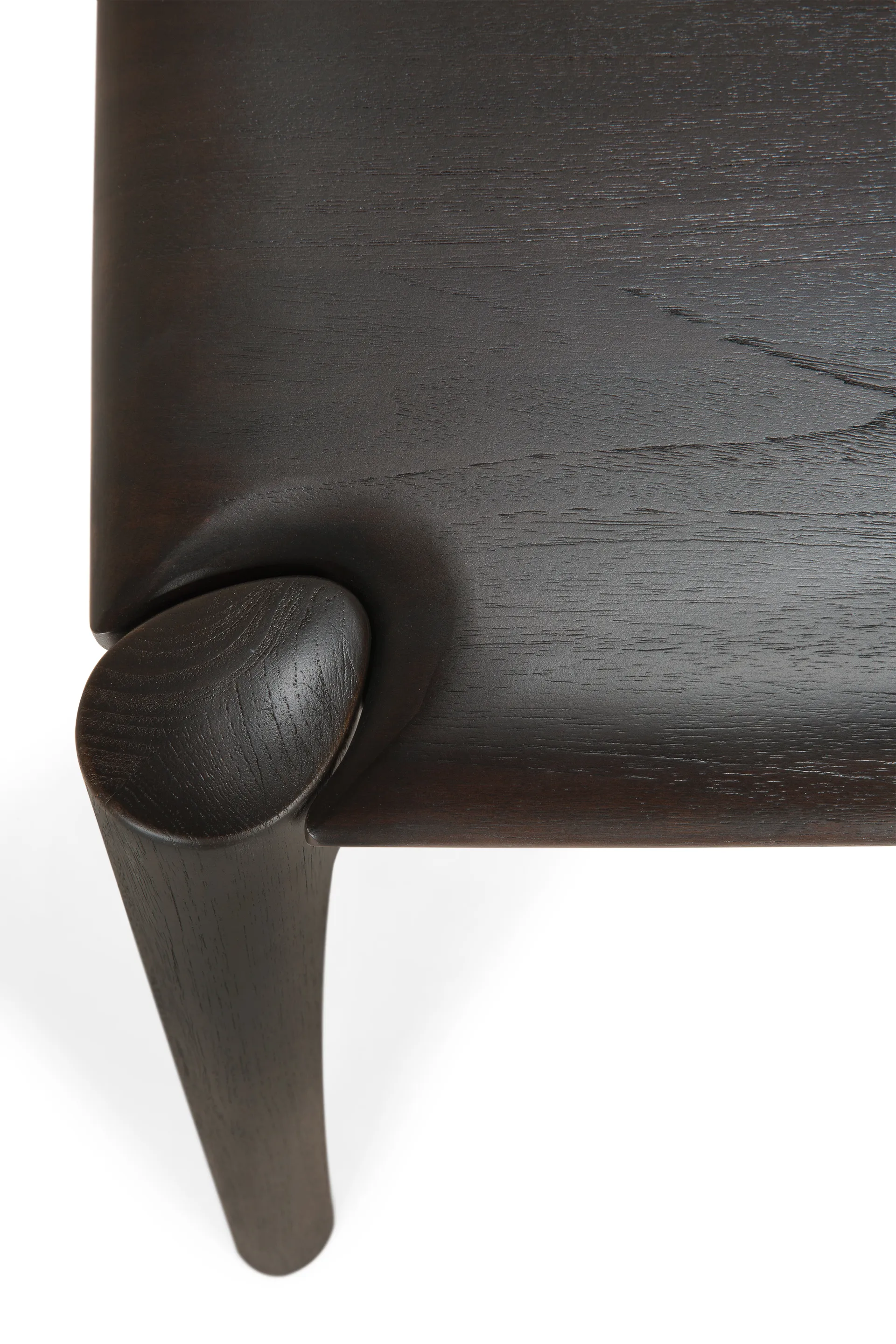 PI Dining table, Dark brown teak, 220x95 cm Ethnicraft
