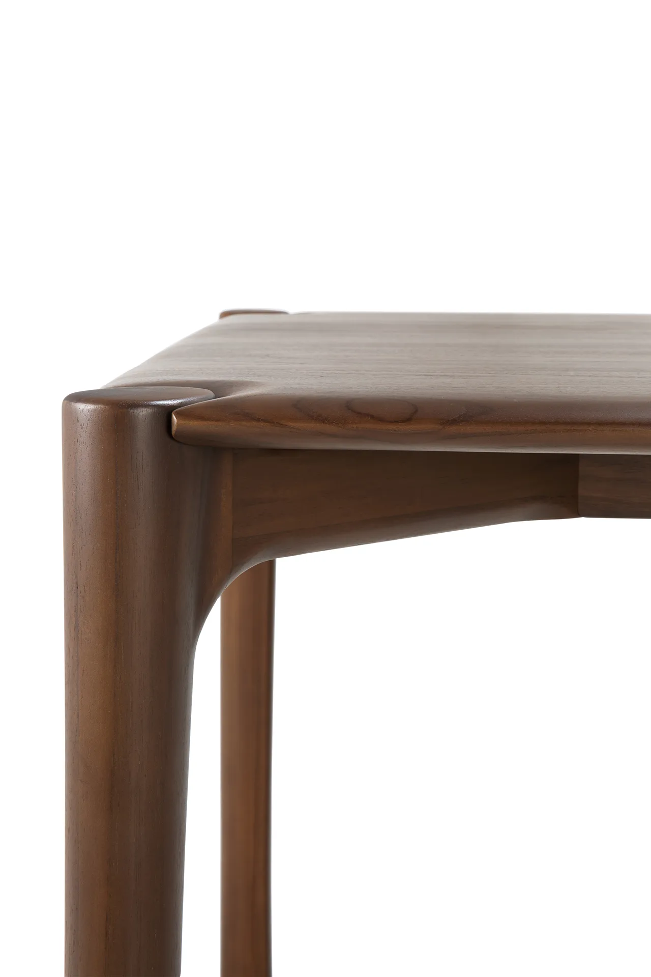 PI Dining table, Lacquered teak brown, 160x80 cm Ethnicraft