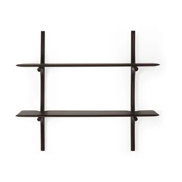 PI wall shelf - Lacquered mahogany - 2 shelves - Ethnicraft