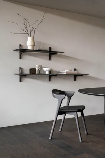 PI wall shelf - Mahogany dark brown 168 cm - Ethnicraft