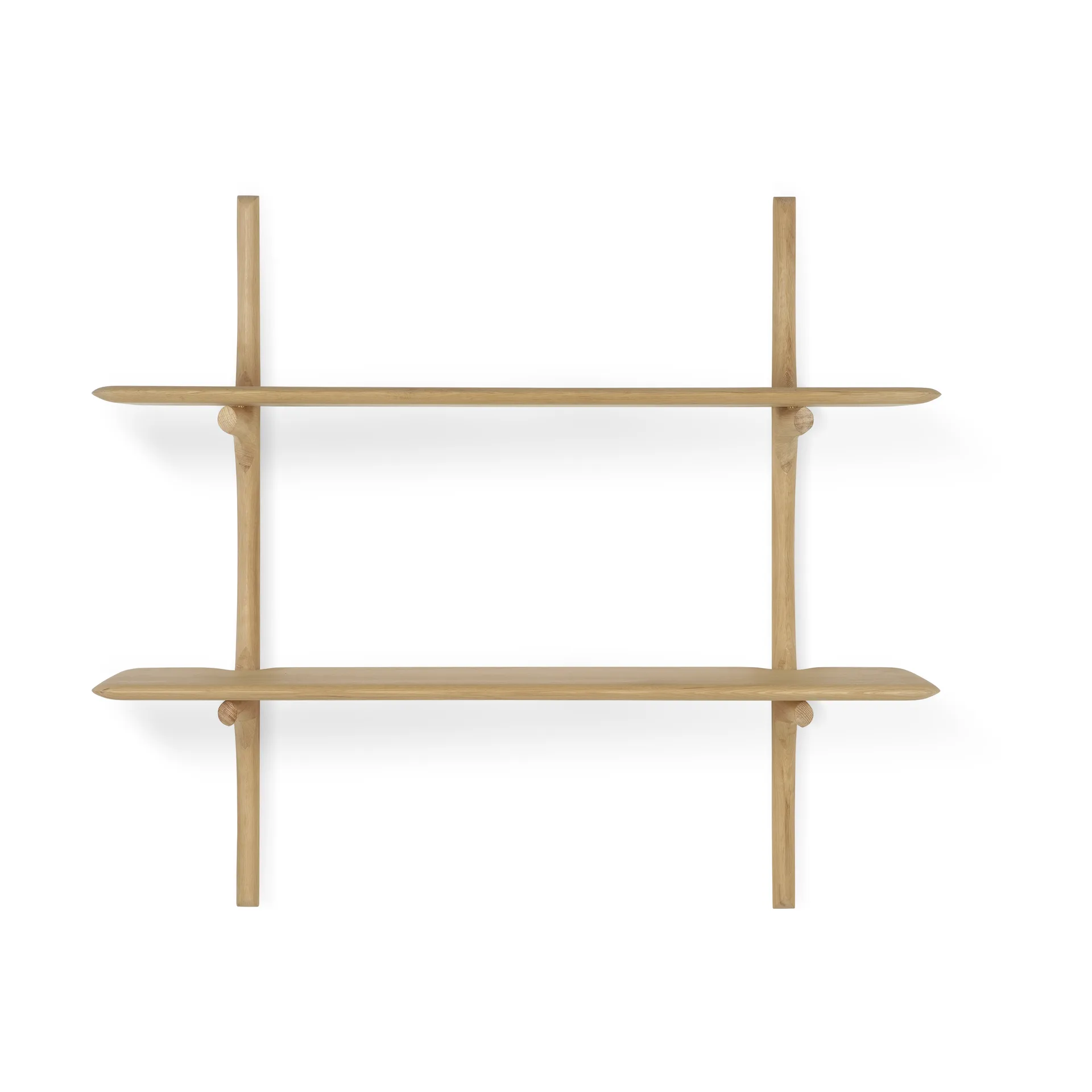 PI wall shelf, Oak, 2 shelves Ethnicraft