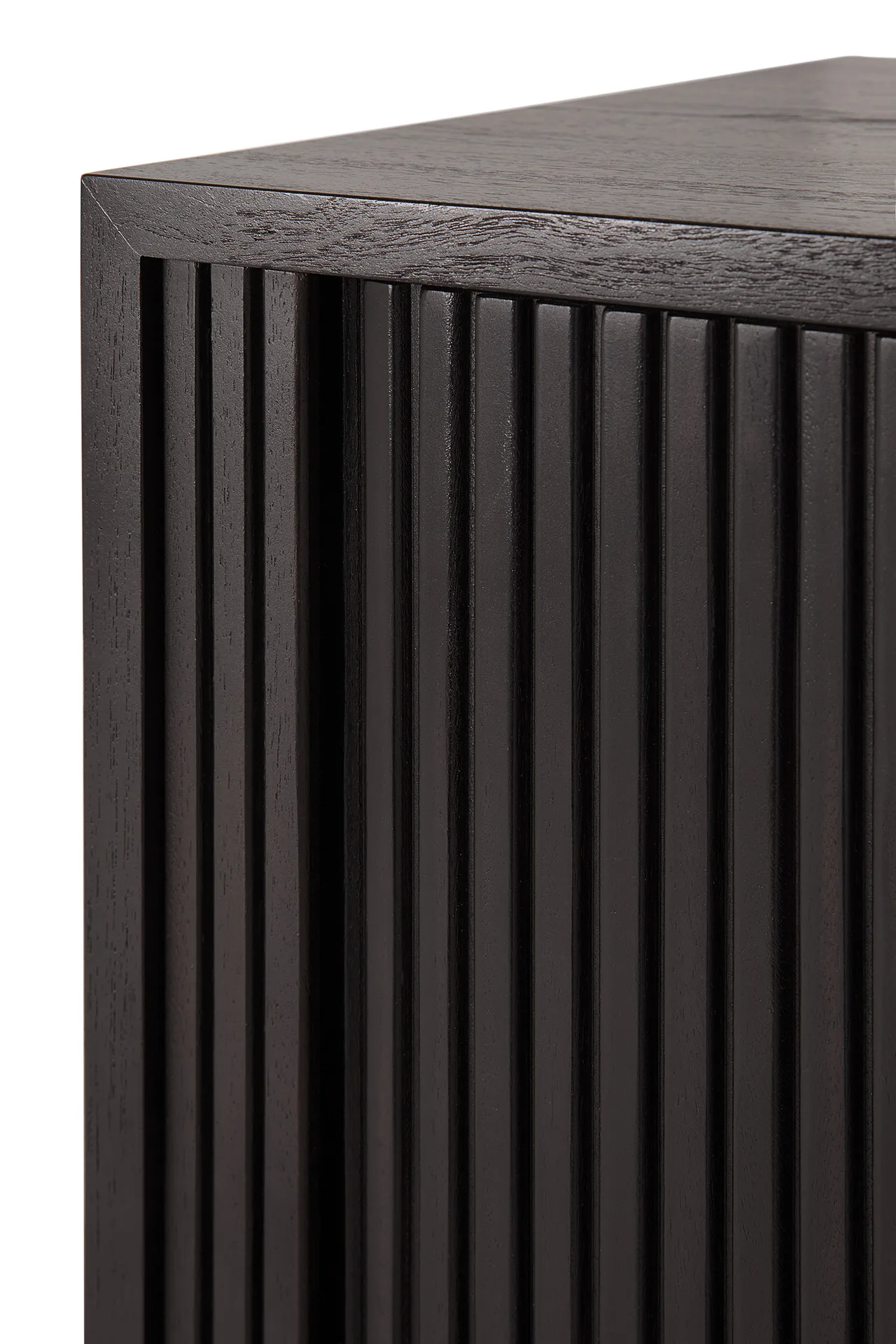 Roller Max TV unit, Lacquered teak-black-2 doors Ethnicraft