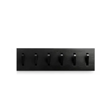 Utilitile wall hanger clothes hanger - Lacquered oak-black-large - Ethnicraft