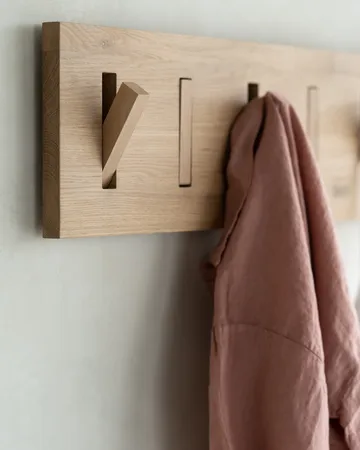 Utilitile wall hanger clothes hanger - Lacquered oak-large - Ethnicraft