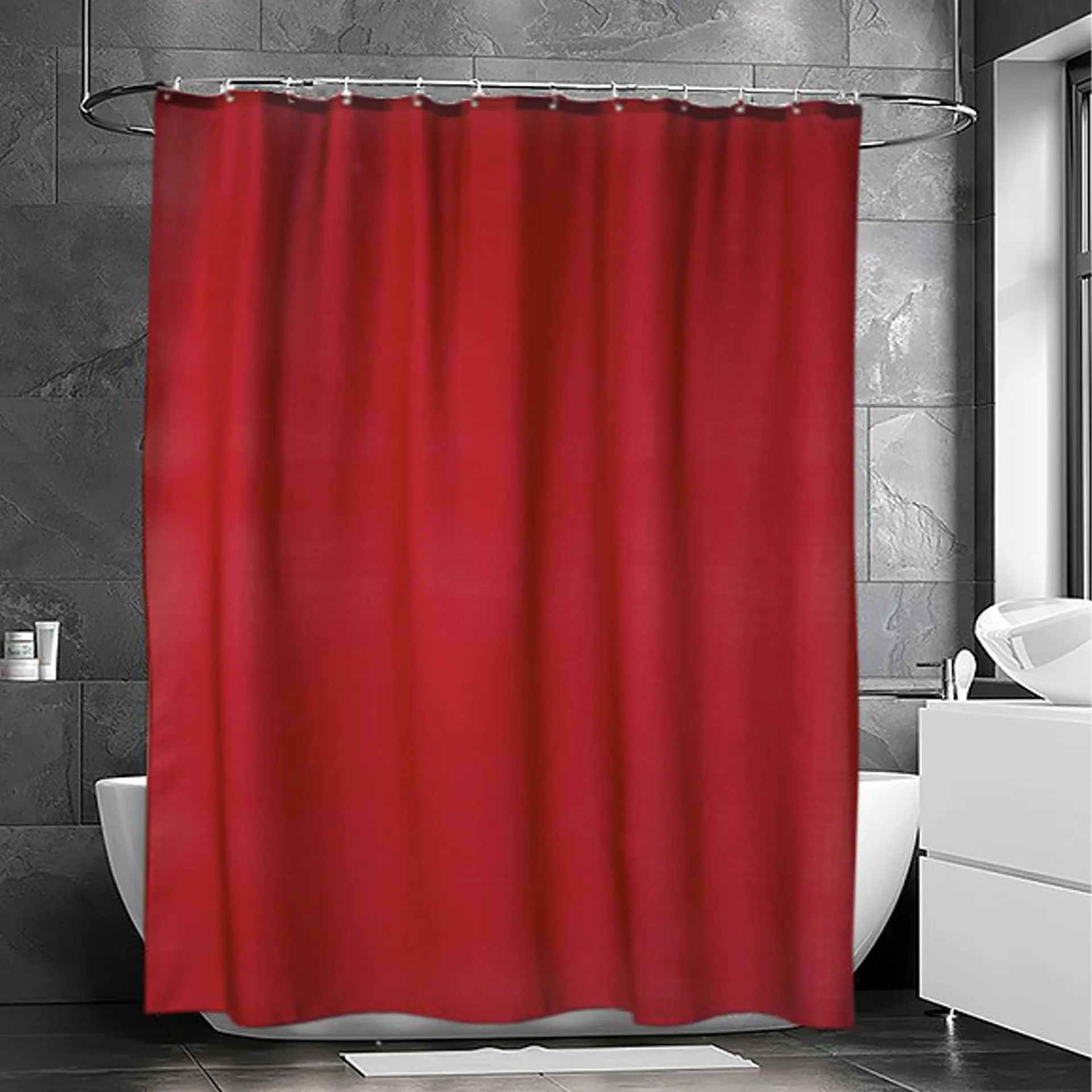 Match shower curtain, red Etol Design